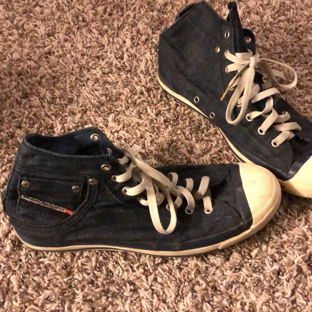 Diésel industry denim division shoes